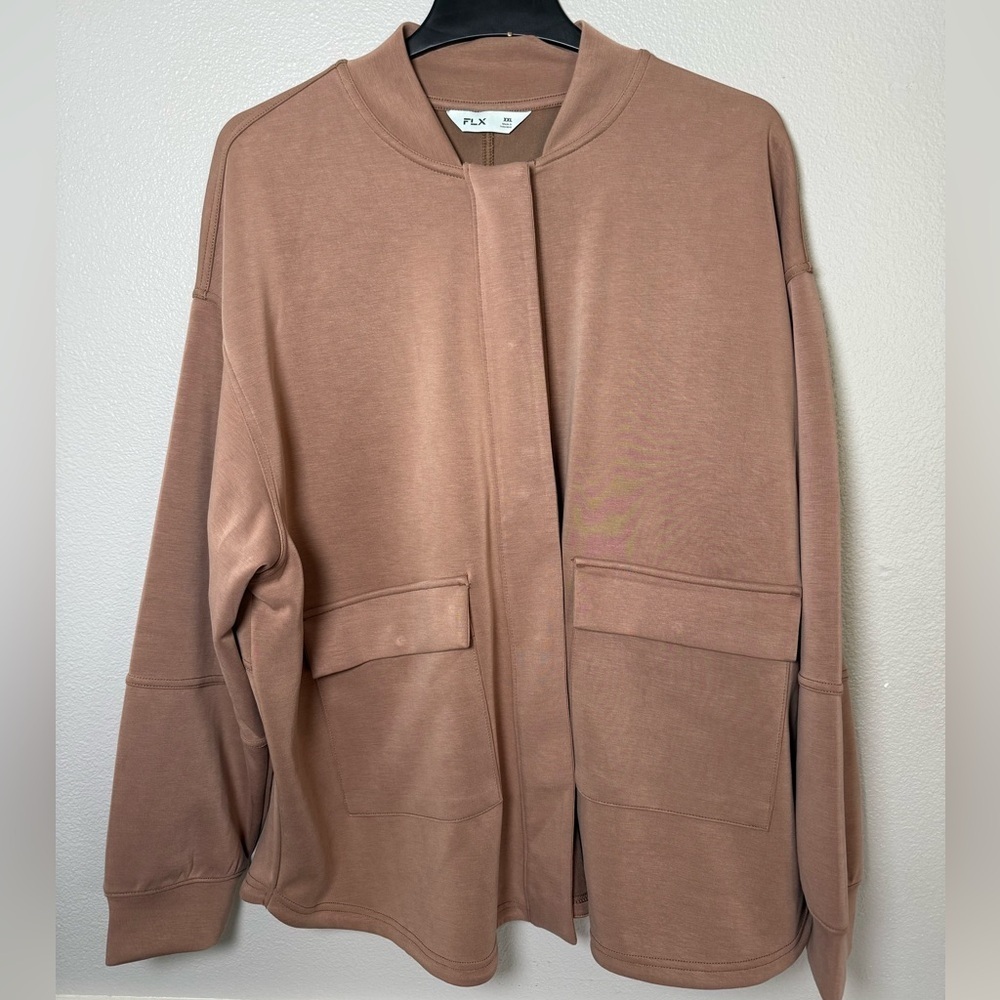 Women's FLX Solace Workwear Jacket in Kamron Brn -Size XXL - Picture 2 of 7